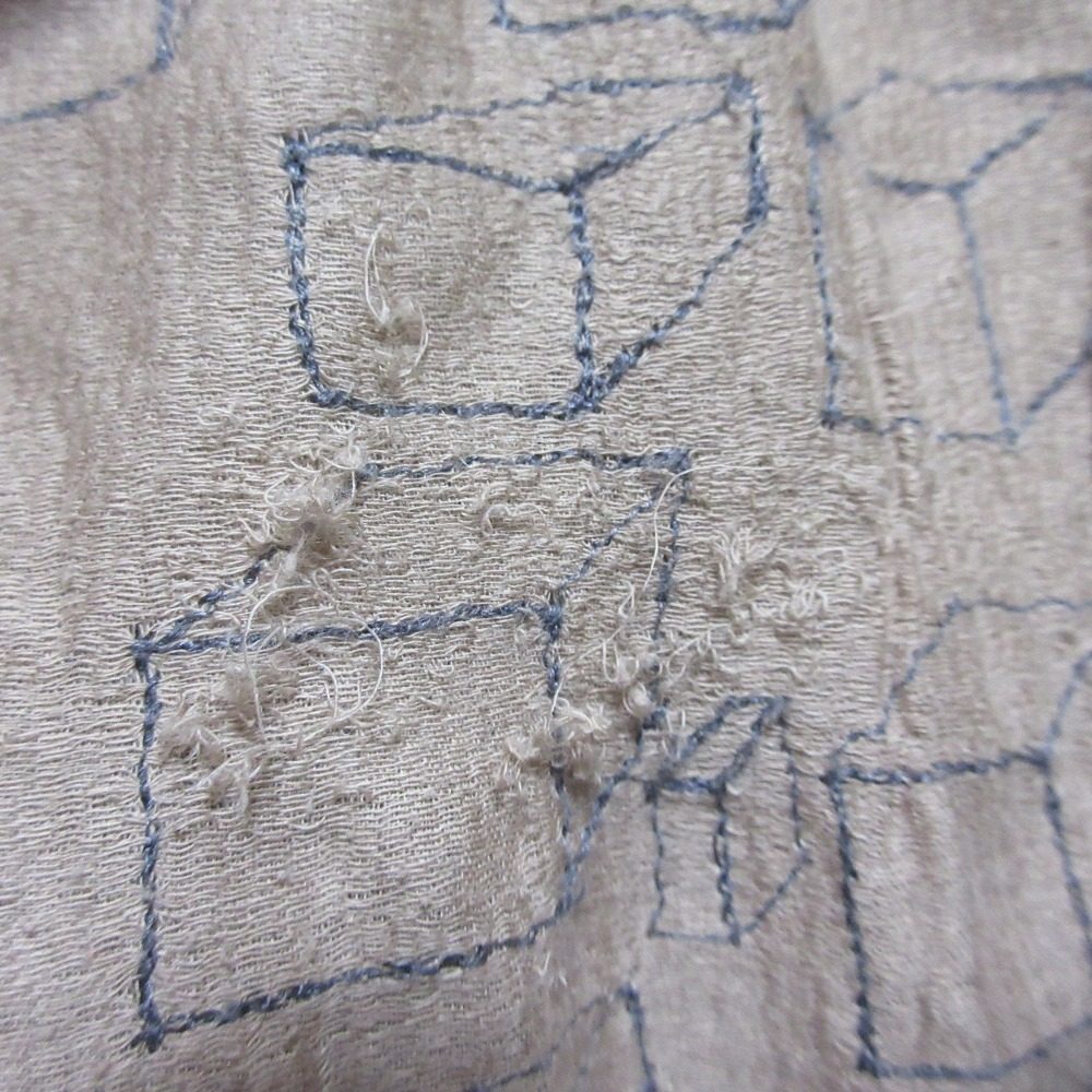 ミナペルホネン CUBE 刺繍ワンピース