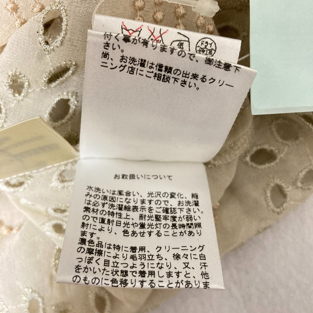 ダイアグラム 刺繍シルクブラウス