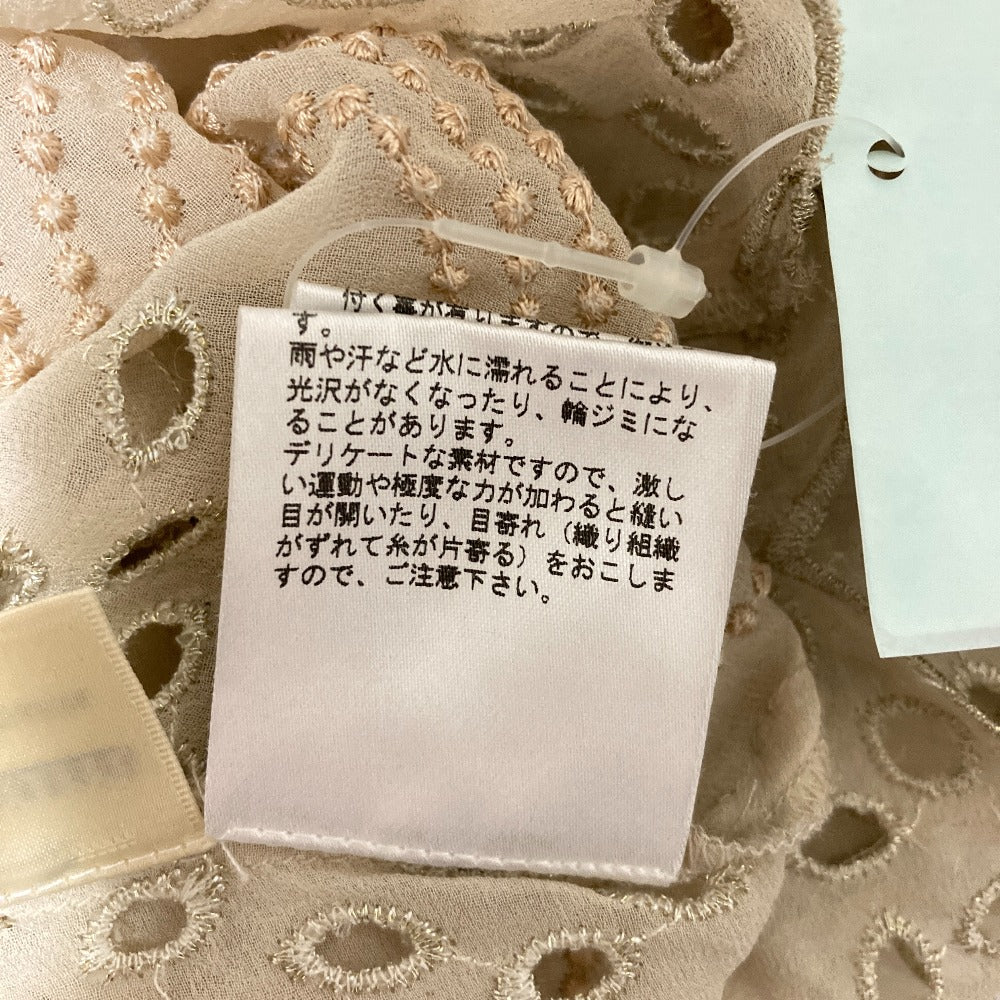 ダイアグラム 刺繍シルクブラウス