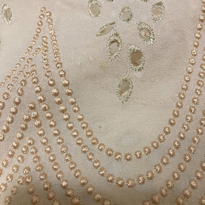 ダイアグラム 刺繍シルクブラウス