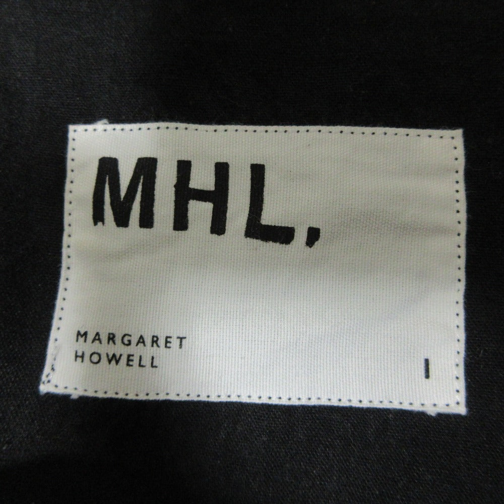 エムエイチエル LINEN COTTON PLAINWEAVE ロングシャツワンピース