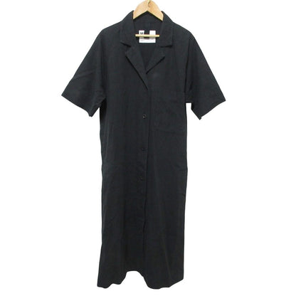 エムエイチエル LINEN COTTON PLAINWEAVE ロングシャツワンピース