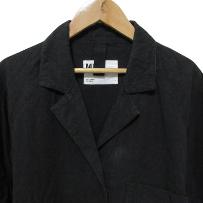 エムエイチエル LINEN COTTON PLAINWEAVE ロングシャツワンピース
