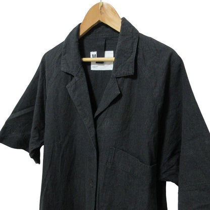 エムエイチエル LINEN COTTON PLAINWEAVE ロングシャツワンピース
