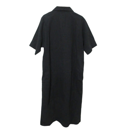 エムエイチエル LINEN COTTON PLAINWEAVE ロングシャツワンピース
