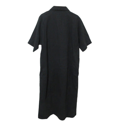 エムエイチエル LINEN COTTON PLAINWEAVE ロングシャツワンピース