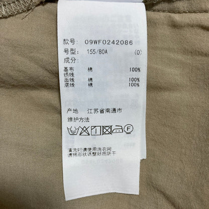 ミラオーウェン コットンレースフリルスリーブワンピース