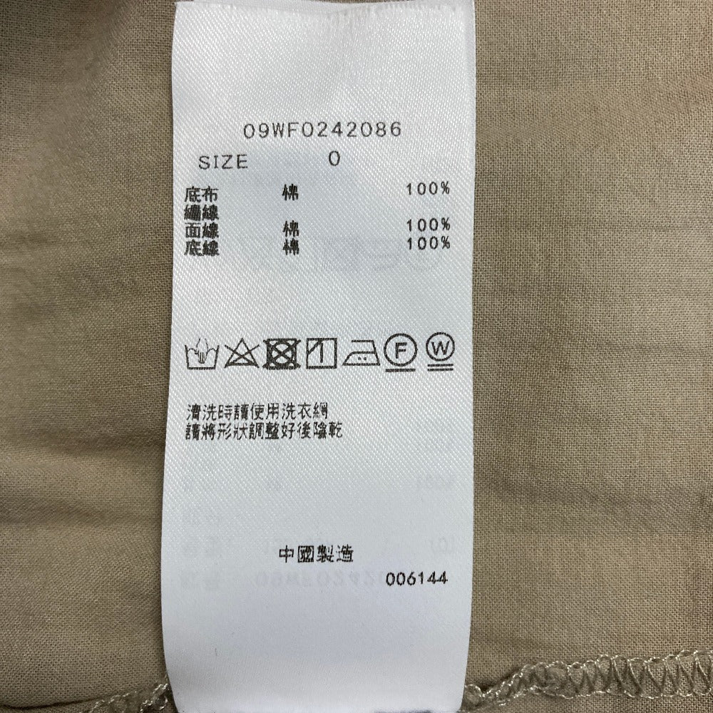 ミラオーウェン コットンレースフリルスリーブワンピース