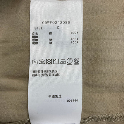 ミラオーウェン コットンレースフリルスリーブワンピース