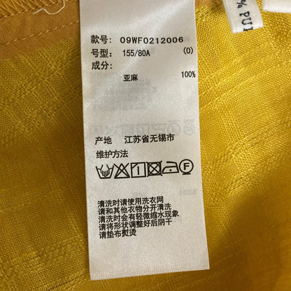 ミラオーウェン 袖ボリュームタックワンピース
