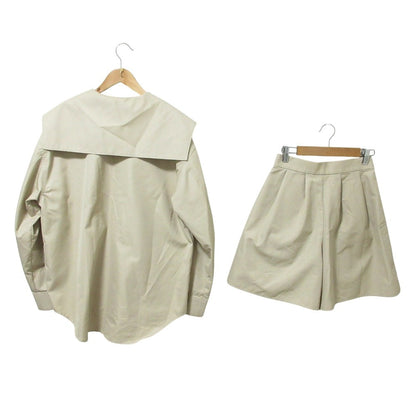 ルシェルブルー シャツショートパンツセットアップ