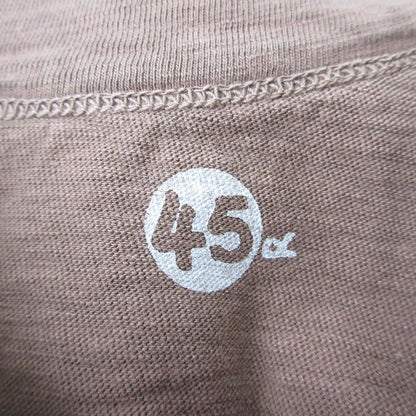 フォーティファイブアール ロゴ半袖コットンTシャツ