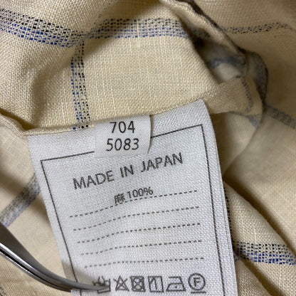 フォーティファイブアール リネンチェックワンピース