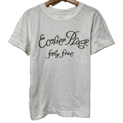 フォーティファイブアール メッセージプリントTシャツ