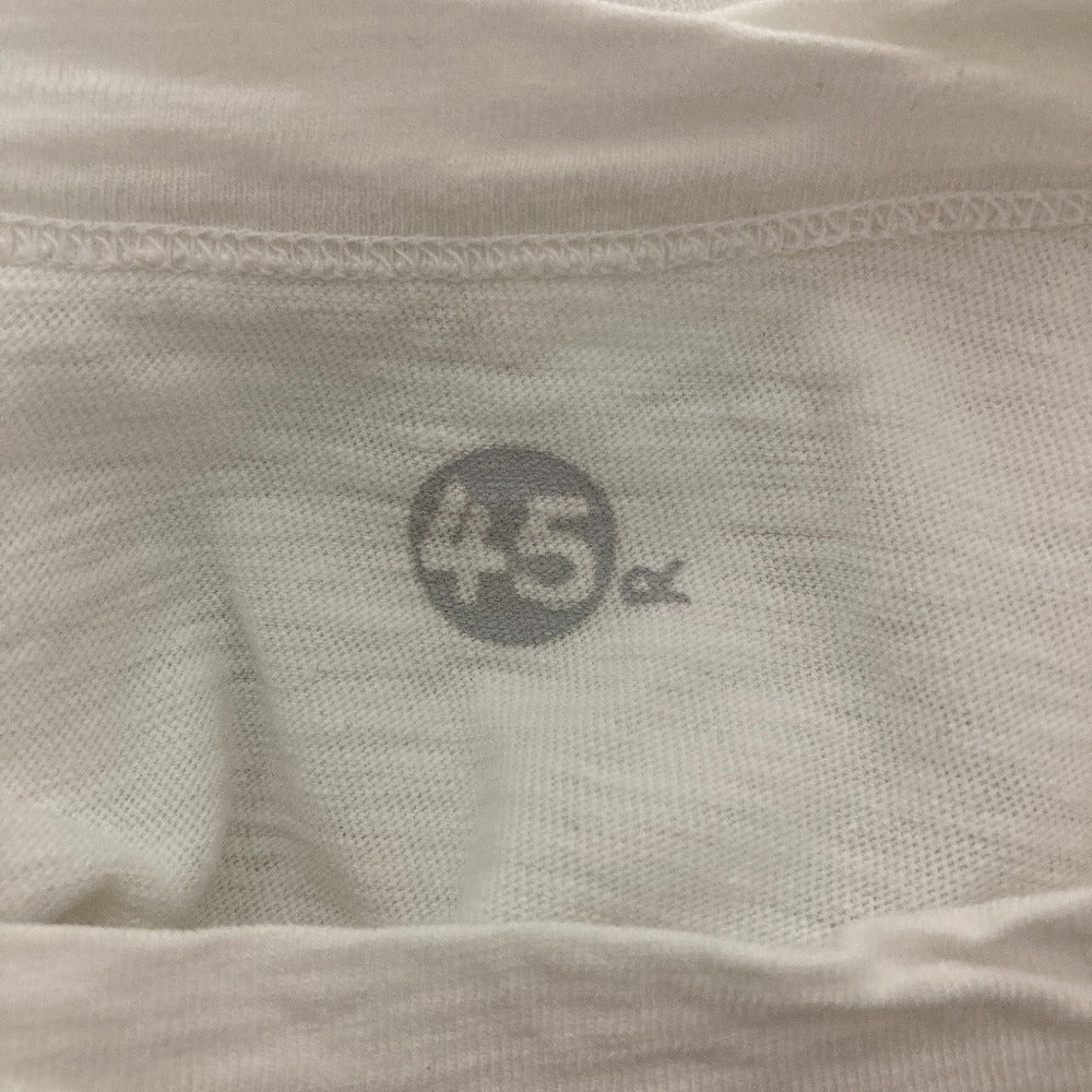 フォーティファイブアール メッセージプリントTシャツ