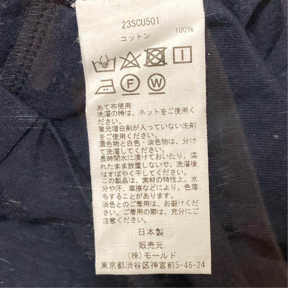 チノ 袖スリットショートスリーブブラウス