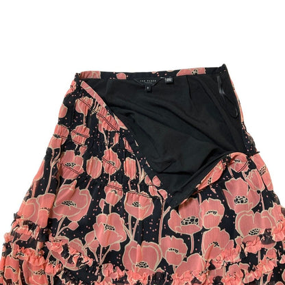テッドベーカー シフォンマキシスカート