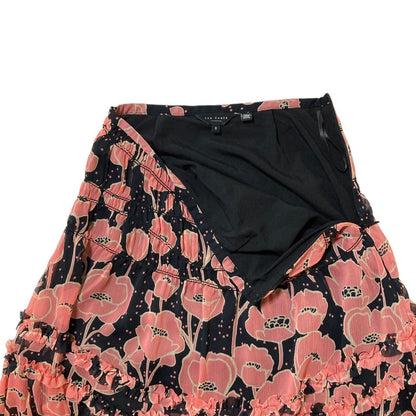 テッドベーカー シフォンマキシスカート