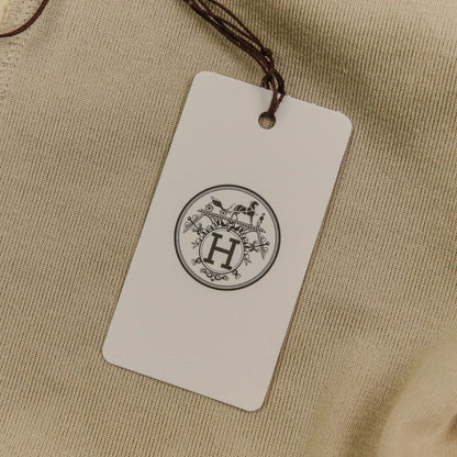エルメス ダブルシルクジャージー コットンドローストリングドレス
