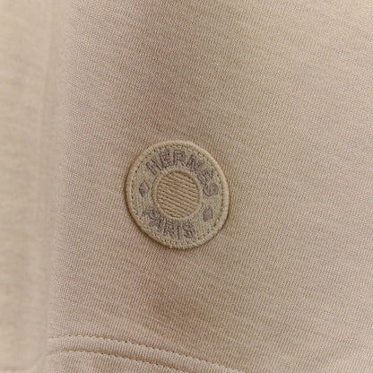 エルメス ダブルシルクジャージー コットンドローストリングドレス