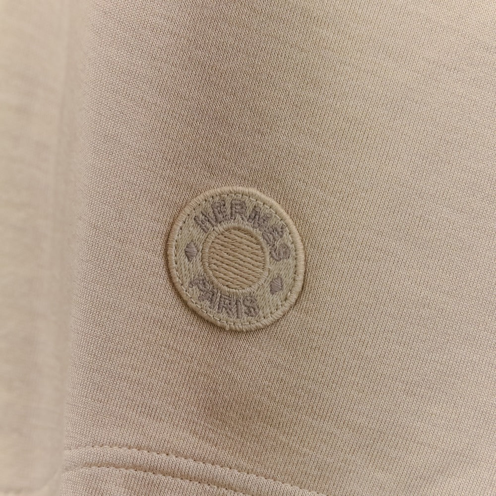 エルメス ダブルシルクジャージー コットンドローストリングドレス