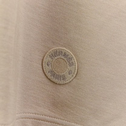 エルメス ダブルシルクジャージー コットンドローストリングドレス