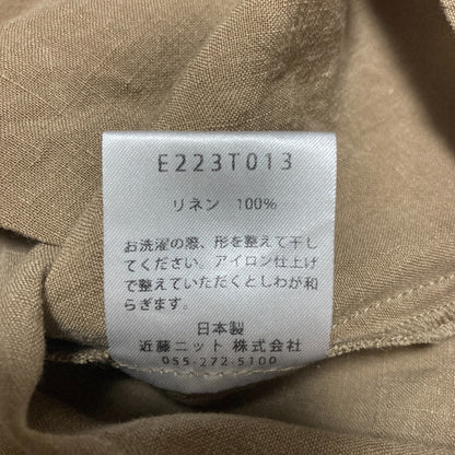 エヴァムエヴァ リネンシャツ