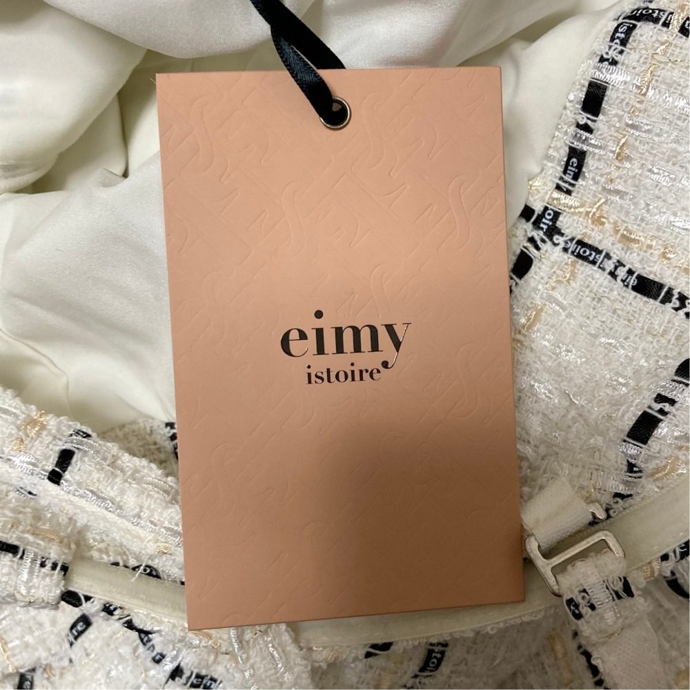 エイミーイストワール eimy ribbon ツイードワンピース