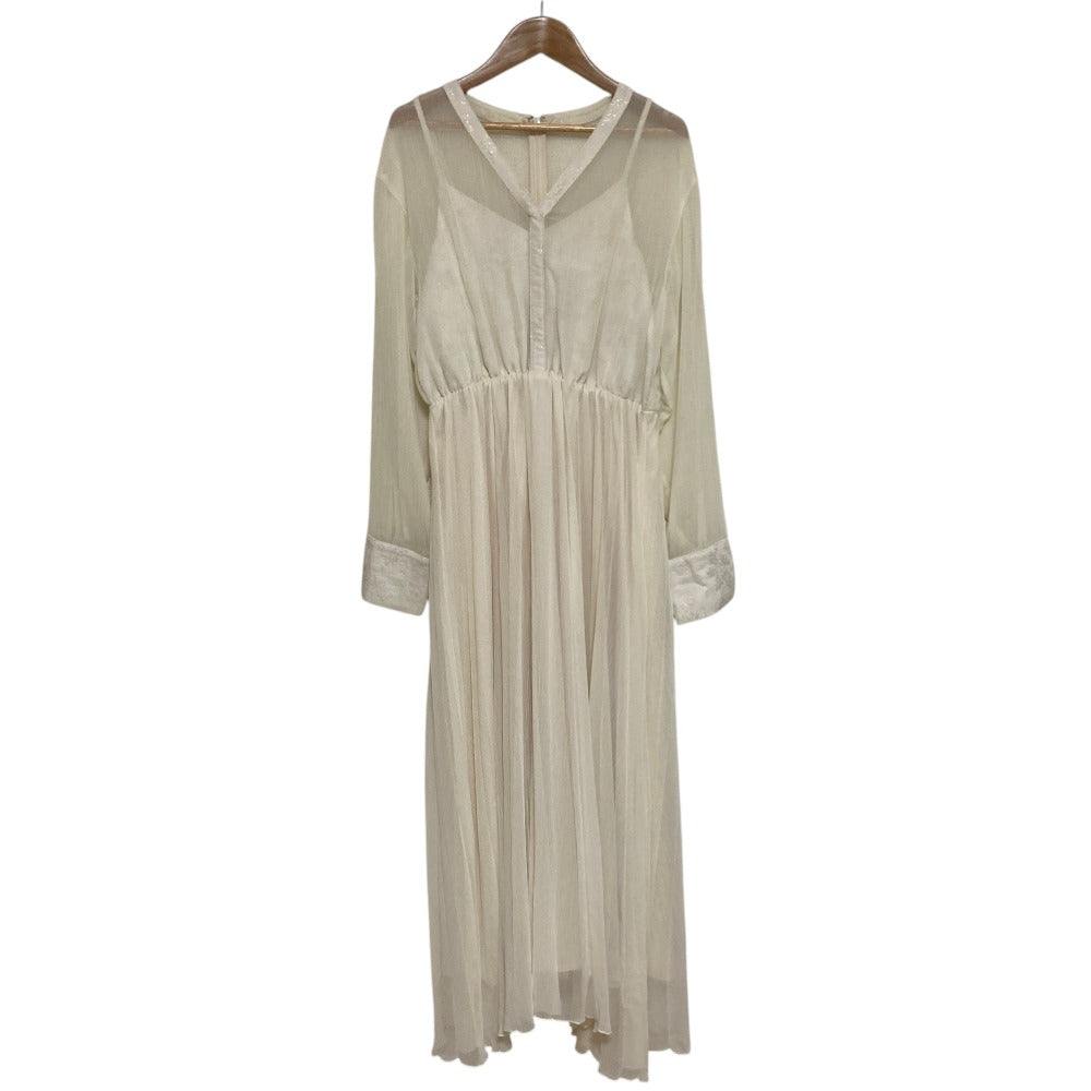 アメリヴィンテージ CLAIRE JACQUARD PLEATS ワンピース