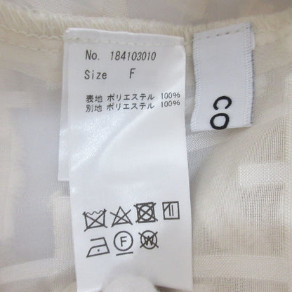 コエル スタンドカラーシアーブラウス