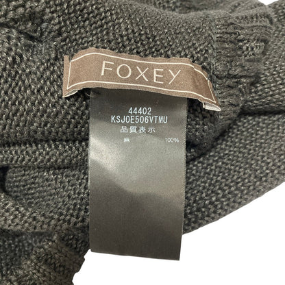 フォクシー Loren リネンニットカーディガン