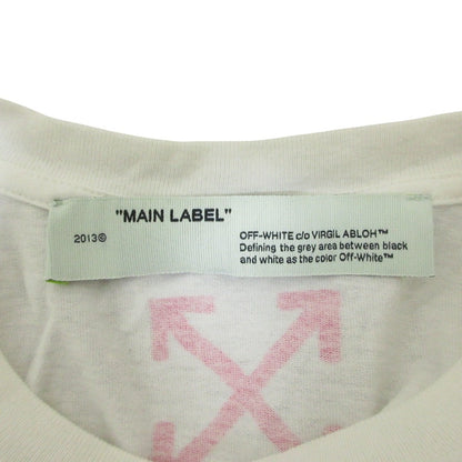 オフホワイト アローロゴプリント半袖Tシャツ