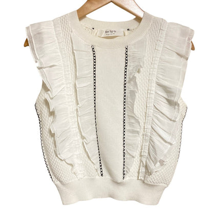 ハーリップトゥ Airy Brush Knit Top ニットトップス