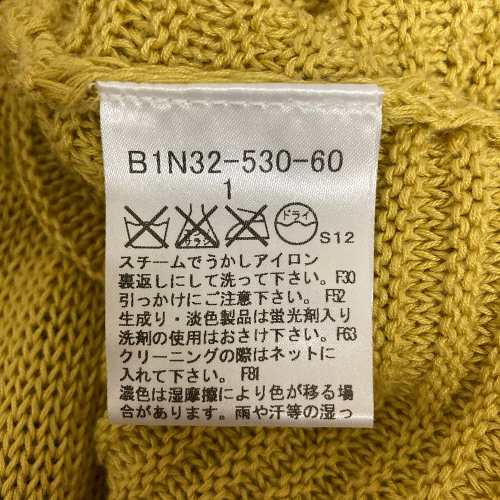 バーバリー リネンブレンドニットカーディガン