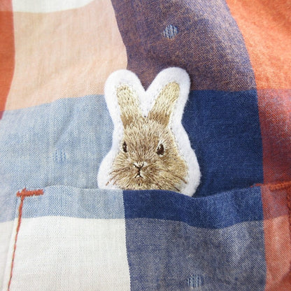 ピンクハウス うさぎポケットチェックシャツ
