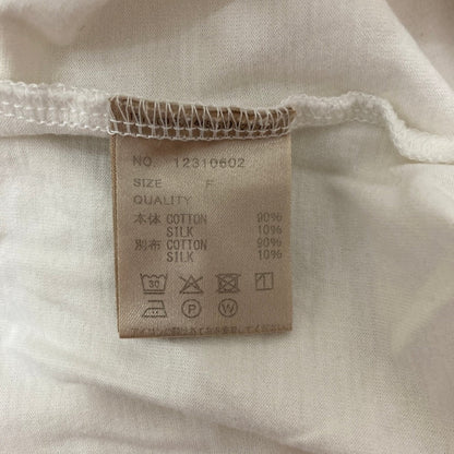 トゥデイフル Cotton SilkハーフスリーブTシャツ
