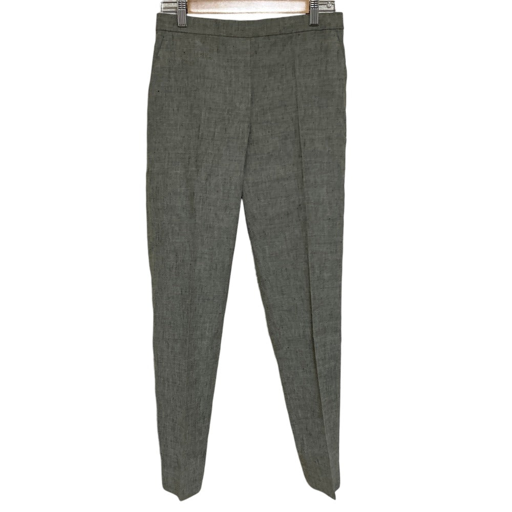 セオリー SHARKSKIN CRUNCH TREECA PULL ON GZ リネンテーパードパンツ