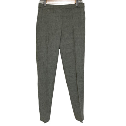 セオリー SHARKSKIN CRUNCH TREECA PULL ON GZ リネンテーパードパンツ