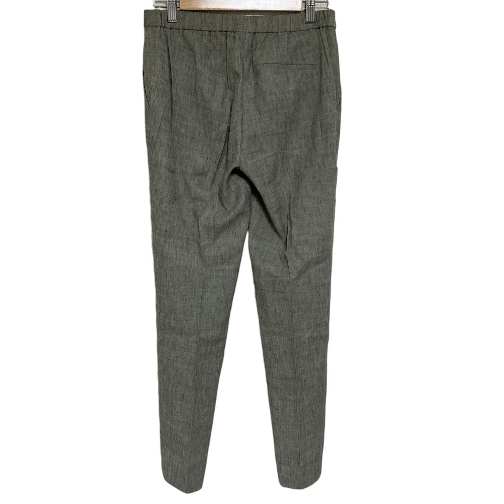 セオリー SHARKSKIN CRUNCH TREECA PULL ON GZ リネンテーパードパンツ