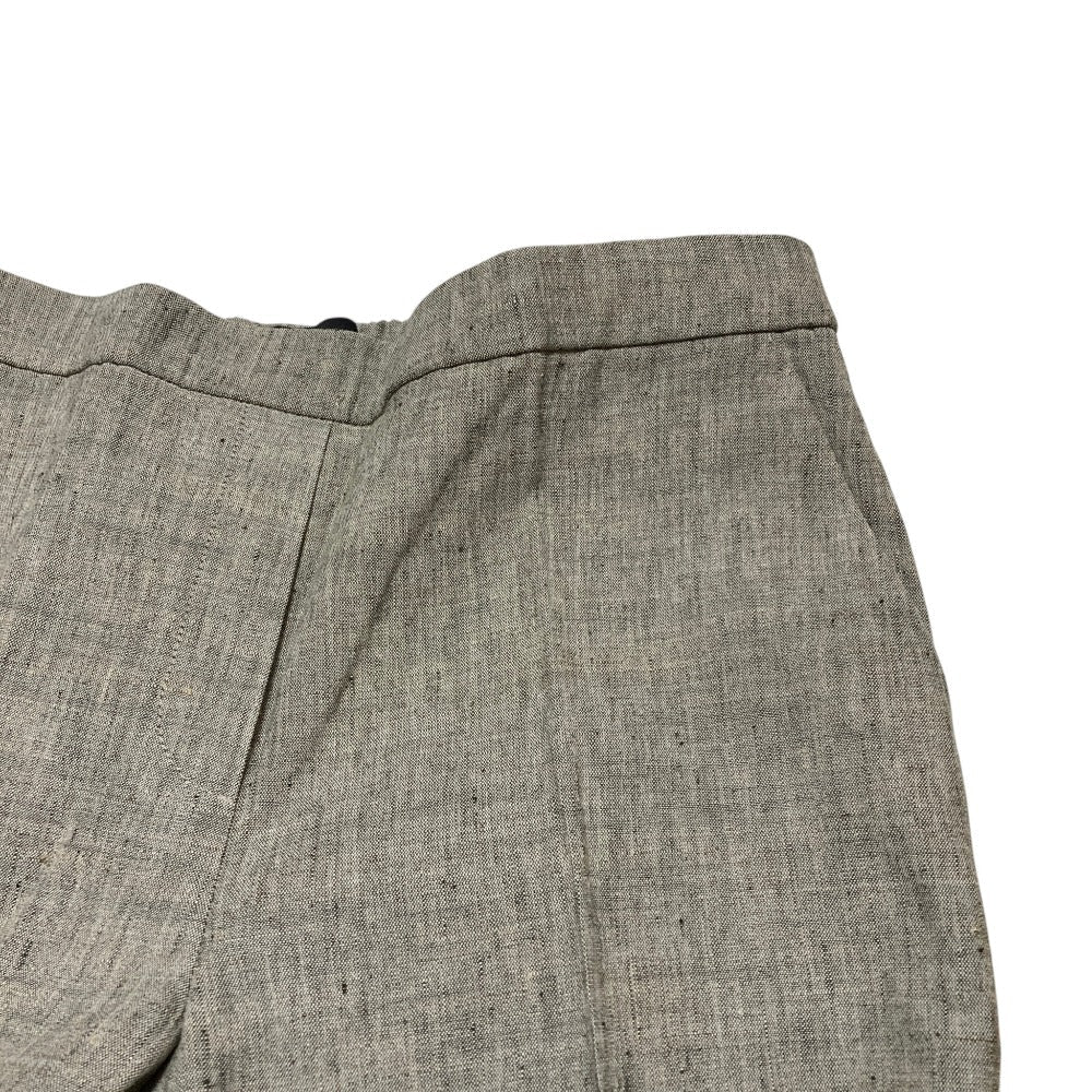 セオリー SHARKSKIN CRUNCH TREECA PULL ON GZ リネンテーパードパンツ