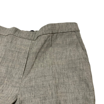セオリー SHARKSKIN CRUNCH TREECA PULL ON GZ リネンテーパードパンツ