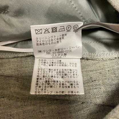 セオリー SHARKSKIN CRUNCH TREECA PULL ON GZ リネンテーパードパンツ