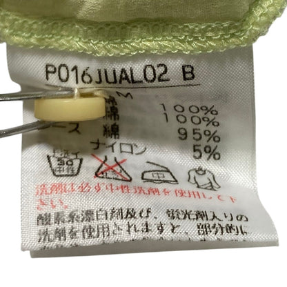ピンクハウス プリーツクロップド七分袖ブラウス