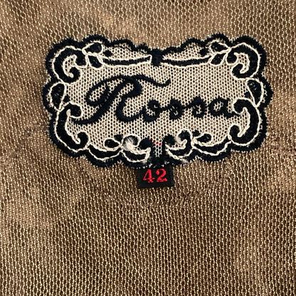 インポートロッサ 刺繍ノースリーブカットソー