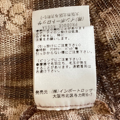 インポートロッサ 刺繍ノースリーブカットソー