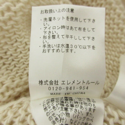 カオス リネンVネックニットセーター