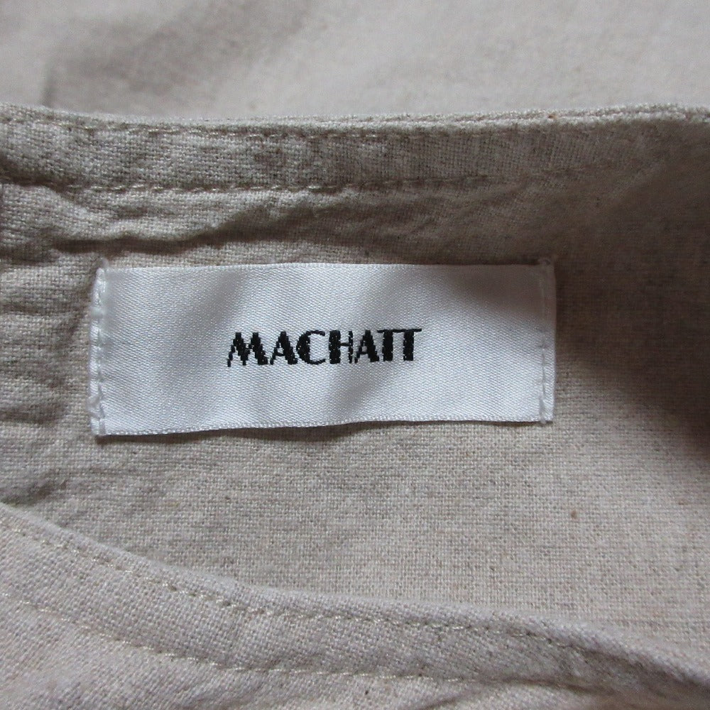 マチャット リネンコットンロングワンピース