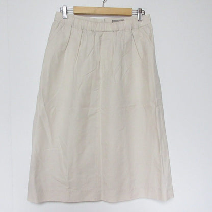 マーガレットハウエル PLAIN WEAVE COTTON LINEN スカート