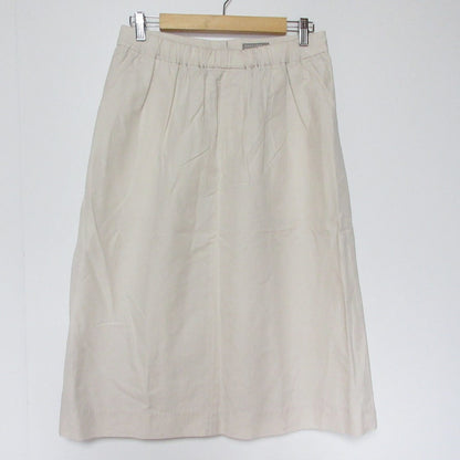 マーガレットハウエル PLAIN WEAVE COTTON LINEN スカート
