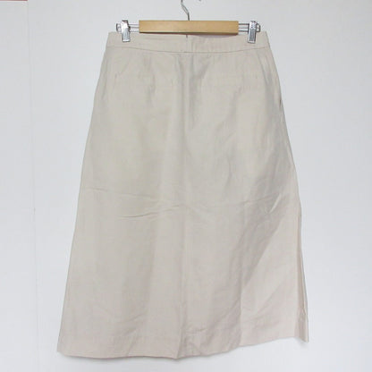 マーガレットハウエル PLAIN WEAVE COTTON LINEN スカート